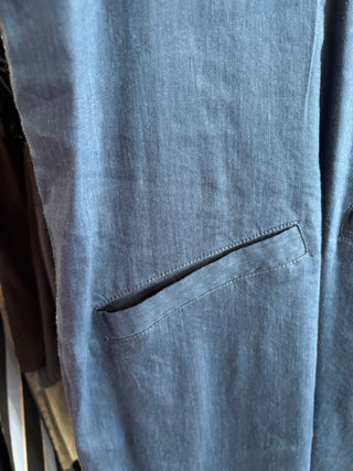 Wide Leg Crop Jumpsuit Goddess Blue