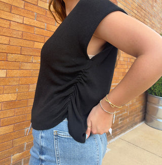 Jordan Ruched Sweater Tank