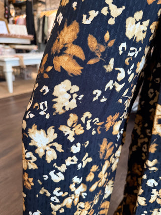 With Easte Printed Wide Leg Pant