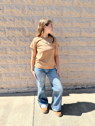 Remington Tee Camel  by Kut from the Kloth