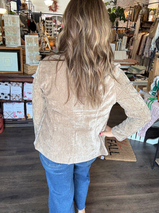 Fitted Blazer Harvest Khaki