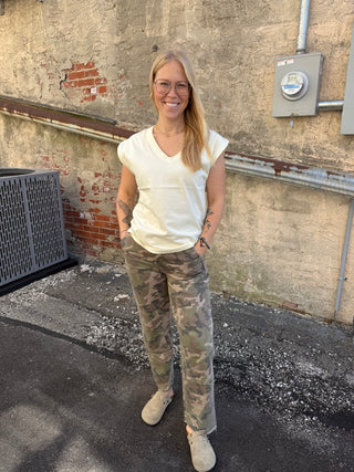 Sundaze High Rise Straight Crop Hideaway by Daze