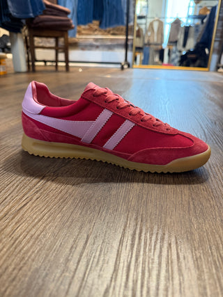 Women's Tornado Sneaker Deep Red/Candy Gola