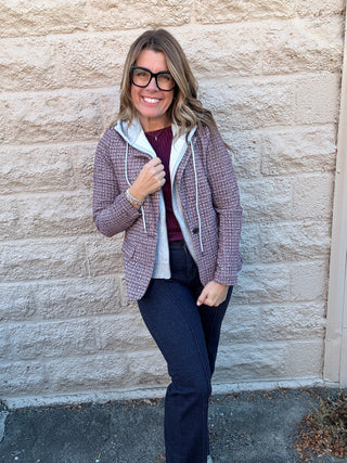 Boyfriend Blazer Wineberry by Liverpool