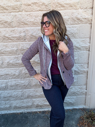 Boyfriend Blazer w/Removeable Hood by Liverpool