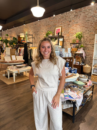 Cindy Knit Pant Oatmeal