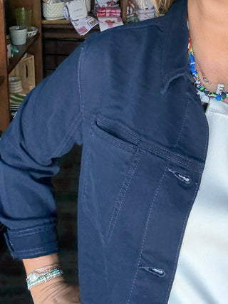 Shirt Jacket Navy Dusk