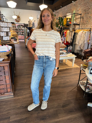 Smarty Pants High Rise Face to Face by Daze