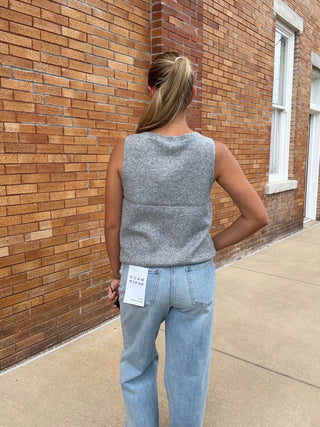 Bryce Sweater Vest Medium Heather Gray by Z Supply