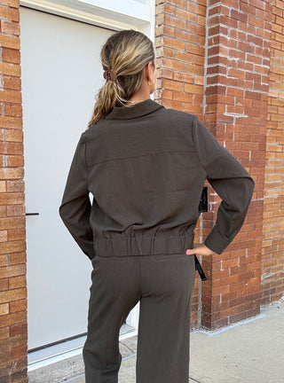 Popover Shirt Black Olive