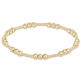 Classic Gold Beaded Joy 4mm Bracelet enewton