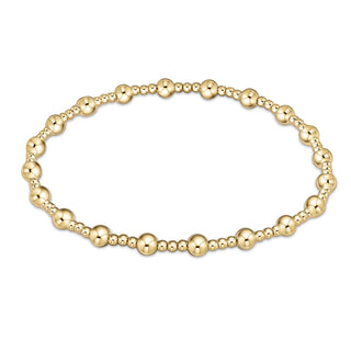 Classic Gold Beaded Sincerity 4mm Bracelet enewton