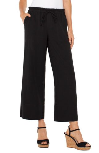 Pull-on Drawstring Pants 26" Black
