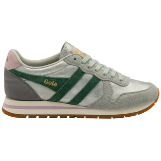 Women's Daytona Blaze Sneakers Silver & Evergreen Gola