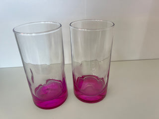 Punchy Pink Vintage Glassware