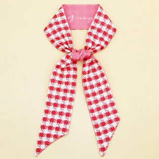 PLAID PRINT HEAD SCARVES_CWASC0096