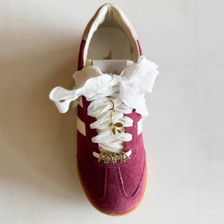 Gingham Shoe Charms and Lace Sets  Sneaker Charm Sets