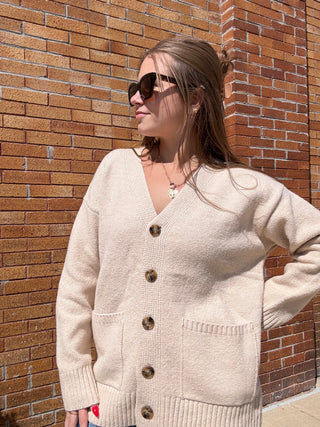 Theo Cardigan Champagne