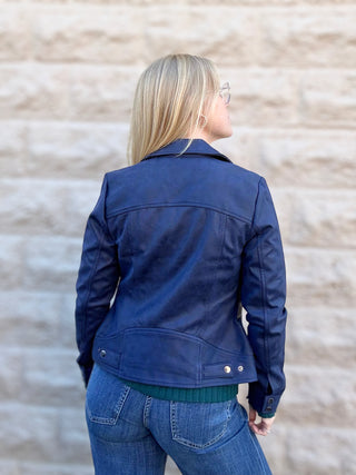 Moto Jacket Mystic Navy by Liverpool