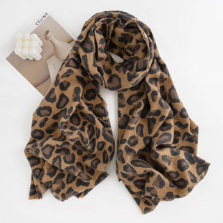 Daily Essential classic Leopard Scarf-74*23inch