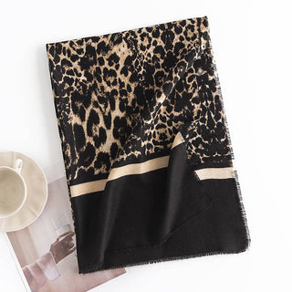 Daily Essential classic Leopard Scarf-74*23inch