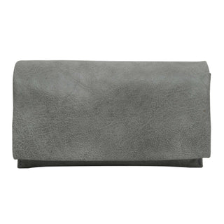 Eloise Handcrafted Leather Wallet: Charcoal