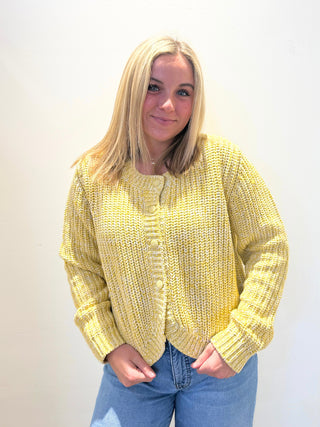 Sunroof Tulip Hem Cardigan Sweater