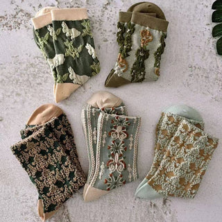 Cute Floral Women's Socks