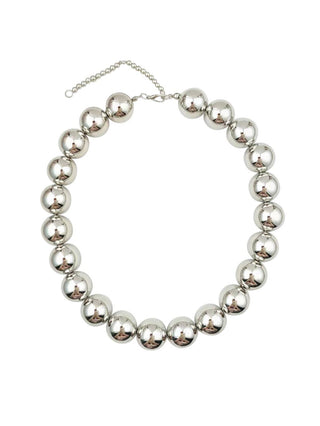 Kameron Silver Beaded Necklace