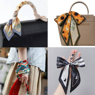 HAIRBAND, HANDBAG AND RIBBON SCARF_CWASC0086