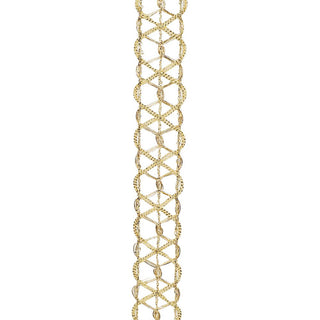 Trim Lines Infiniti Metallic Ribbon, Gold, 5/8 In, 10 Yards