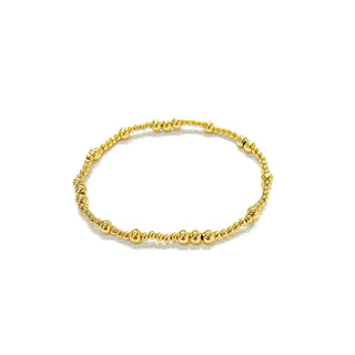 Merry 18K Gold & Enamel Christmas Bracelet: Mini Red paperclip