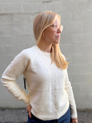Raglan Sweater Alabaster