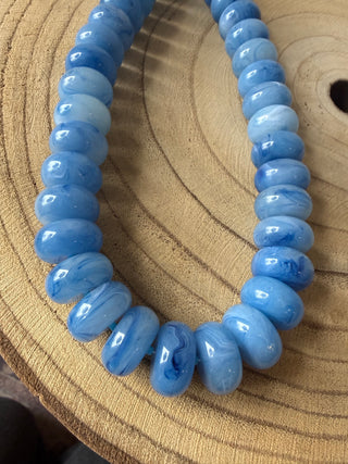 Semi Stone Bubble Necklace