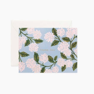 Hydrangea Thank You Card by Rifle