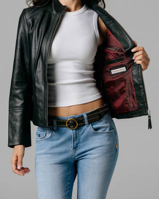 Chicago leather urban jacket by Amsterdam Heritage – view 7