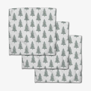 Frosted Trees Dishcloth Set