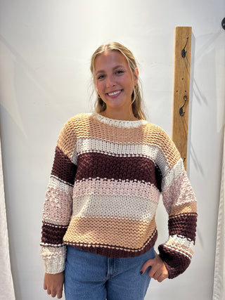 Butter Pecan Chunky Sweater