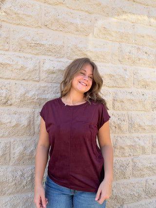 Lacey in Royal Garnet