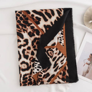 Daily Essential classic Leopard Scarf-74*23inch
