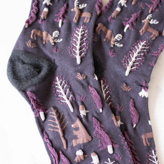Winter Forest Casual Socks