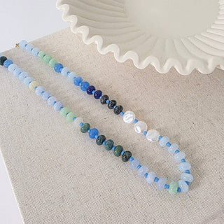 Ombre Semi-Precious Beaded Necklace