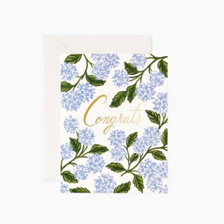 Congrats Hydrangea Card by Rifle