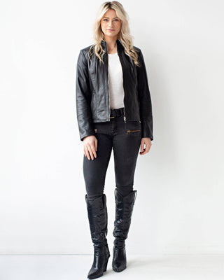 Chicago leather urban jacket by Amsterdam Heritage – view 13