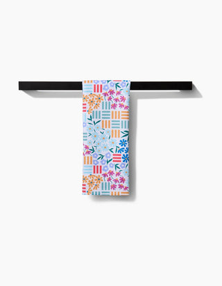 Floral Garden Tea Towel