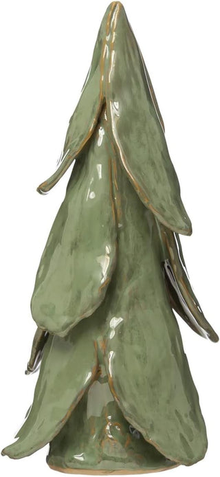 Large handmade mint glazed stoneware tree by Creative Co-op – view 2