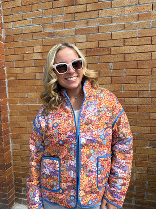 Heidi Quilted Jacket Blues