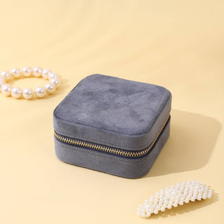 Portable Travel Box Case Velvet Jewelry Organizer