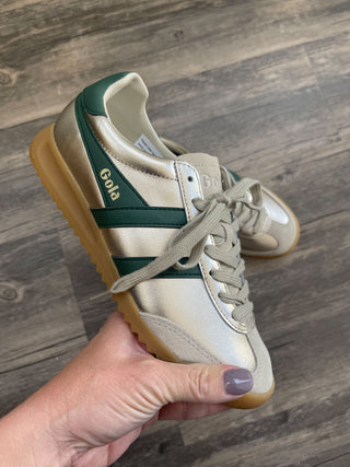 Torpedo Glimmer Sneakers Gold/Evergreen