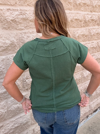 Short Sleeve Essential Tee Emerald